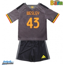 AS Roma Wesley Franca #43 Tredjedraktsett Barn 2026-27 Kortermet (+ Korte bukser)